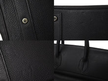 Load image into Gallery viewer, 新品同様 HERMES エルメス ハンドバッグ オータクロア50 トゴ ブラック シルバー金具 ◻︎I刻印 中古 4c073460