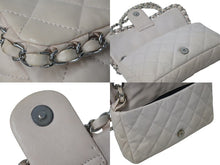 Load image into Gallery viewer, CHANEL シャネル ラグジュアリー ライン ショルダーバッグ ダブルチェーン ラムスキン ピンクベージュ シルバー金具 14番台 美品 中古 4c073462