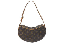 画像をギャラリービューアに読み込む, LOUIS VUITTON ルイヴィトン ハンドバッグ クロワッサンPM M51510 モノグラムキャンバス ブラウン 美品 中古 4c073466