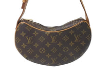 画像をギャラリービューアに読み込む, LOUIS VUITTON ルイヴィトン ハンドバッグ クロワッサンPM M51510 モノグラムキャンバス ブラウン 美品 中古 4c073466