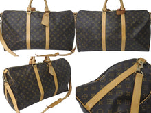 画像をギャラリービューアに読み込む, LOUIS VUITTON ルイヴィトン キーポルバンドリエール50 ボストンバッグ M41416 モノグラムキャンバス ブラウン 美品 中古 4c073469