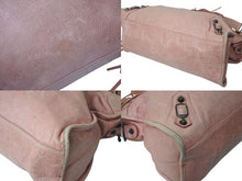 Load image into Gallery viewer, BALENCIAGA バレンシアガ ザ シティ 2WAY ハンドバッグ ピンク レザー 115748 ショルダーバッグ 良品 中古 4c073470