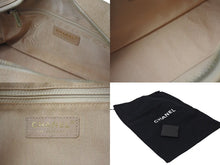 画像をギャラリービューアに読み込む, CHANEL シャネル マトラッセ ハンドバッグ ココマーク フランス製 キャビアスキン ベージュ ゴールド金具 美品 中古 4c073484