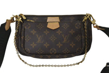 Load image into Gallery viewer, 極美品 LOUIS VUITTON ルイヴィトン ミュルティポシェット アクセソワール カーキ ショルダーバッグ モノグラム M44813 中古 4c073485
