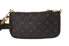 Load image into Gallery viewer, 極美品 LOUIS VUITTON ルイヴィトン ミュルティポシェット アクセソワール カーキ ショルダーバッグ モノグラム M44813 中古 4c073485