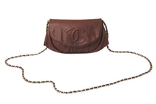 Load image into Gallery viewer, CHANEL シャネル チェーンウォレット ショルダーバッグ ココマーク 18番台 フランス製 キャビアスキン ブラウン 美品 中古 4c073493