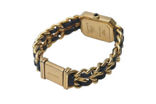 Load image into Gallery viewer, CHANEL シャネル PREMIERE プルミエール 腕時計 PLAQUE OR G 20 M クォーツ QZ メタル レザー サイズM ブラック文字盤 美品 中古 4c073497