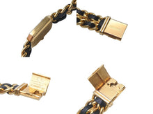 Load image into Gallery viewer, CHANEL シャネル PREMIERE プルミエール 腕時計 PLAQUE OR G 20 M クォーツ QZ メタル レザー サイズM ブラック文字盤 美品 中古 4c073497