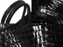 Load image into Gallery viewer, 新品同様 HERMES エルメス BIRKIN バーキン30 ハンドバッグ ニロティカス シルバー金具 ブラック◻︎H刻印 4c073515