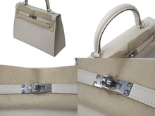 Load image into Gallery viewer, 新品未使用 HERMES エルメス ケリー25 W刻印 2024年購入品 ヴォーエプソン ナタ シルバー金具 外縫 中古 4c073519