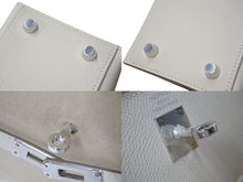 Load image into Gallery viewer, 新品未使用 HERMES エルメス ケリー25 W刻印 2024年購入品 ヴォーエプソン ナタ シルバー金具 外縫 中古 4c073519