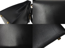 Load image into Gallery viewer, 新品同様 HERMES エルメス ケリー28 外縫い ブラック ◻︎F刻印 カーフスキン ゴールド金具 V金具 ハンドバッグ 中古 4c073520