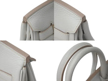 Load image into Gallery viewer, 極美品 HERMES エルメス BIRKIN バーキン30 パールグレー トゴ シルバー金具 □Q刻印 中古 4c073521