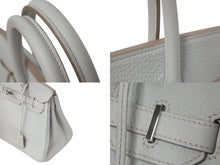 Load image into Gallery viewer, 極美品 HERMES エルメス BIRKIN バーキン30 パールグレー トゴ シルバー金具 □Q刻印 中古 4c073521