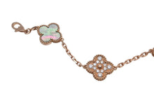 画像をギャラリービューアに読み込む, 新品同様 Van Cleef &amp; Arpels ヴァンクリーフ＆アーペル ヴィンテージ アルハンブラ ブレスレット 5モチーフ VCARP2R100 中古 4c073525