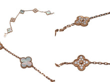 画像をギャラリービューアに読み込む, 新品同様 Van Cleef &amp; Arpels ヴァンクリーフ＆アーペル ヴィンテージ アルハンブラ ブレスレット 5モチーフ VCARP2R100 中古 4c073525