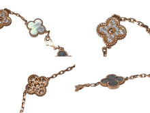 画像をギャラリービューアに読み込む, 新品同様 Van Cleef &amp; Arpels ヴァンクリーフ＆アーペル ヴィンテージ アルハンブラ ブレスレット 5モチーフ VCARP2R100 中古 4c073525