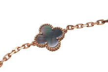 画像をギャラリービューアに読み込む, 新品同様 Van Cleef &amp; Arpels ヴァンクリーフ＆アーペル ヴィンテージ アルハンブラ ブレスレット 5モチーフ 18K ローズ ゴールド ダイヤモンド マザー オブ パール VCARP2R100 中古 4c073526