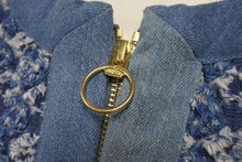 Load image into Gallery viewer, 新品未使用 KAPITAL キャピタル クラッシュナッピングキルトデニム ボレロジャケット サイズ5 K2410LJ090 中古 4c073535