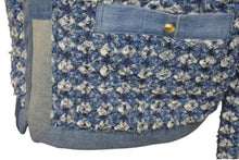 Load image into Gallery viewer, 新品未使用 KAPITAL キャピタル クラッシュナッピングキルトデニム ボレロジャケット サイズ5 K2410LJ090 中古 4c073535