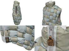Load image into Gallery viewer, KAPITAL キャピタル Nylon Keel Weaving Vest ナイロンキールウィービングリバーシブルベスト カーキ グリーン サイズ4 美品 中古 4c073540