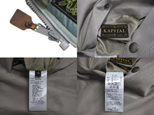 Load image into Gallery viewer, KAPITAL キャピタル Nylon Keel Weaving Vest ナイロンキールウィービングリバーシブルベスト カーキ グリーン サイズ4 美品 中古 4c073540