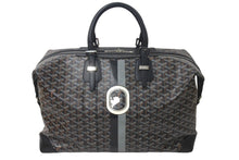 画像をギャラリービューアに読み込む, 極美品 GOYARD ゴヤール ボストンバッグ バックボーイング45 スヌーピーコラボ 高島屋限定 ブラック ロゴ 中古 4c073543