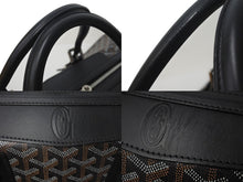 画像をギャラリービューアに読み込む, 極美品 GOYARD ゴヤール ボストンバッグ バックボーイング45 スヌーピーコラボ 高島屋限定 ブラック ロゴ 中古 4c073543