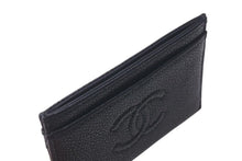 Load image into Gallery viewer, 新品同様 CHANEL シャネル カードケース 名刺入れ 14番台 ココマーク イタリア製 キャビアスキン ブラック 中古 4c073547