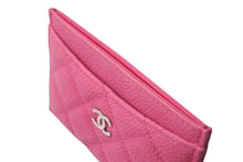 Load image into Gallery viewer, 新品同様 CHANEL シャネル カードケース 名刺入れ ココマーク 20番台 ソフトキャビアスキン ピンク シルバー金具 中古 4c073548