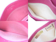 Load image into Gallery viewer, 新品同様 CHANEL シャネル カードケース 名刺入れ ココマーク 20番台 ソフトキャビアスキン ピンク シルバー金具 中古 4c073548