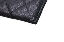 Load image into Gallery viewer, 極美品 CHANEL シャネル マトラッセ カードケース 名刺入れ 18番台 キャビアスキン ブラック ゴールド金具 中古 4c073549
