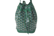 Load image into Gallery viewer, 新品未使用 GOYARD ゴヤール プティフロ バケット バッグ グリーン ショルダーバッグ PVC レザー PEFLOTPMLTY09CL09P 中古 4c073550