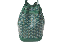 Load image into Gallery viewer, 新品未使用 GOYARD ゴヤール プティフロ バケット バッグ グリーン ショルダーバッグ PVC レザー PEFLOTPMLTY09CL09P 中古 4c073550