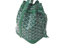 Load image into Gallery viewer, 新品未使用 GOYARD ゴヤール プティフロ バケット バッグ グリーン ショルダーバッグ PVC レザー PEFLOTPMLTY09CL09P 中古 4c073550