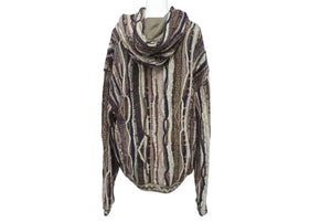 New and unused KAPITAL Capital 7G Knit GAUDY Hood Sweater Parka K2409KN050 Size 3 Multicolor Used 4c073555