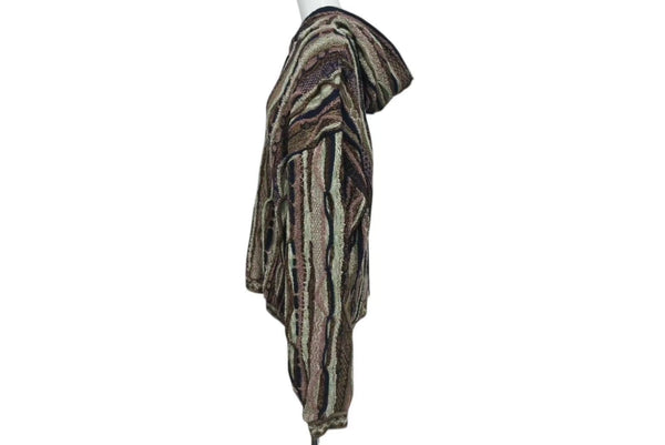 New and unused KAPITAL Capital 7G Knit GAUDY Hood Sweater Parka K2409KN050 Size 3 Multicolor Used 4c073555