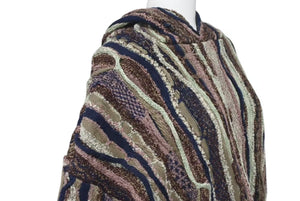 New and unused KAPITAL Capital 7G Knit GAUDY Hood Sweater Parka K2409KN050 Size 3 Multicolor Used 4c073555