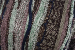New and unused KAPITAL Capital 7G Knit GAUDY Hood Sweater Parka K2409KN050 Size 3 Multicolor Used 4c073555
