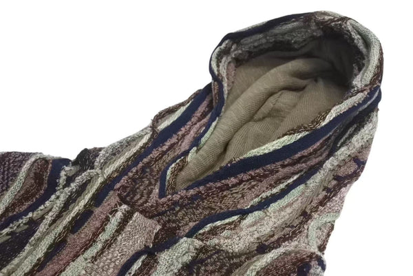 New and unused KAPITAL Capital 7G Knit GAUDY Hood Sweater Parka K2409KN050 Size 3 Multicolor Used 4c073555
