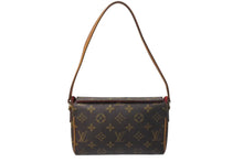 Load image into Gallery viewer, LOUIS VUITTON ルイヴィトン ハンドバッグ レシタル モノグラムキャンバス M51900 ゴールド金具 ブラウン 美品 中古 4c073575