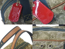 画像をギャラリービューアに読み込む, LOUIS VUITTON ルイヴィトン ジャスミン ハンドバッグ M95772 モノグラモフラージュ デニム カーキ 村上隆 廃盤 美品 中古 4c073579