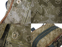 画像をギャラリービューアに読み込む, LOUIS VUITTON ルイヴィトン ジャスミン ハンドバッグ M95772 モノグラモフラージュ デニム カーキ 村上隆 廃盤 美品 中古 4c073579