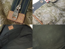 画像をギャラリービューアに読み込む, LOUIS VUITTON ルイヴィトン ジャスミン ハンドバッグ M95772 モノグラモフラージュ デニム カーキ 村上隆 廃盤 美品 中古 4c073579