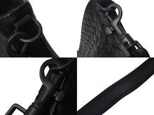 画像をギャラリービューアに読み込む, 極美品 BOTTEGA VENETA ボッテガヴェネタ イントレチャート ショルダーバッグ ブラック 276356 レザー ブラック金具 中古 4c073591