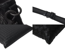 Load image into Gallery viewer, 極美品 BOTTEGA VENETA ボッテガヴェネタ イントレチャート ショルダーバッグ ブラック 276356 レザー ブラック金具 中古 4c073591