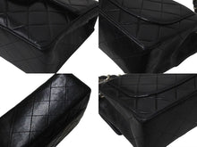 Load image into Gallery viewer, 極美品 CHANEL シャネル 新型 ミニマトラッセ ブラック 黒 シルバーラムスキン ショルダーバッグ 17cm 6番台 中古 4c073594