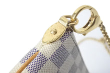 画像をギャラリービューアに読み込む, LOUIS VUITTON ルイヴィトン ポーチ チェーン ワンショルダー N60027 ポシェットミラMM ダミエアズール ベージュ 美品 中古 4c073597