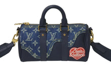 画像をギャラリービューアに読み込む, 極美品 LOUIS VUITTON ルイヴィトン × NIGO コラボ キーポルXS ハンドバッグ ストラップ付 M81011 モノグラム ドリップ 中古 4c073599