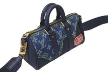 画像をギャラリービューアに読み込む, 極美品 LOUIS VUITTON ルイヴィトン × NIGO コラボ キーポルXS ハンドバッグ ストラップ付 M81011 モノグラム ドリップ 中古 4c073599